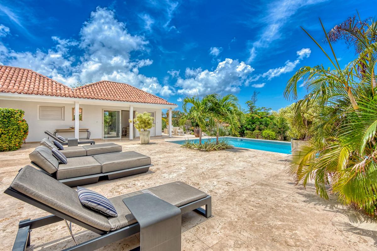 St Martin luxury Villa - Terrace